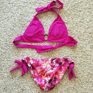 Becca Beach Purple Women's size small bikini set